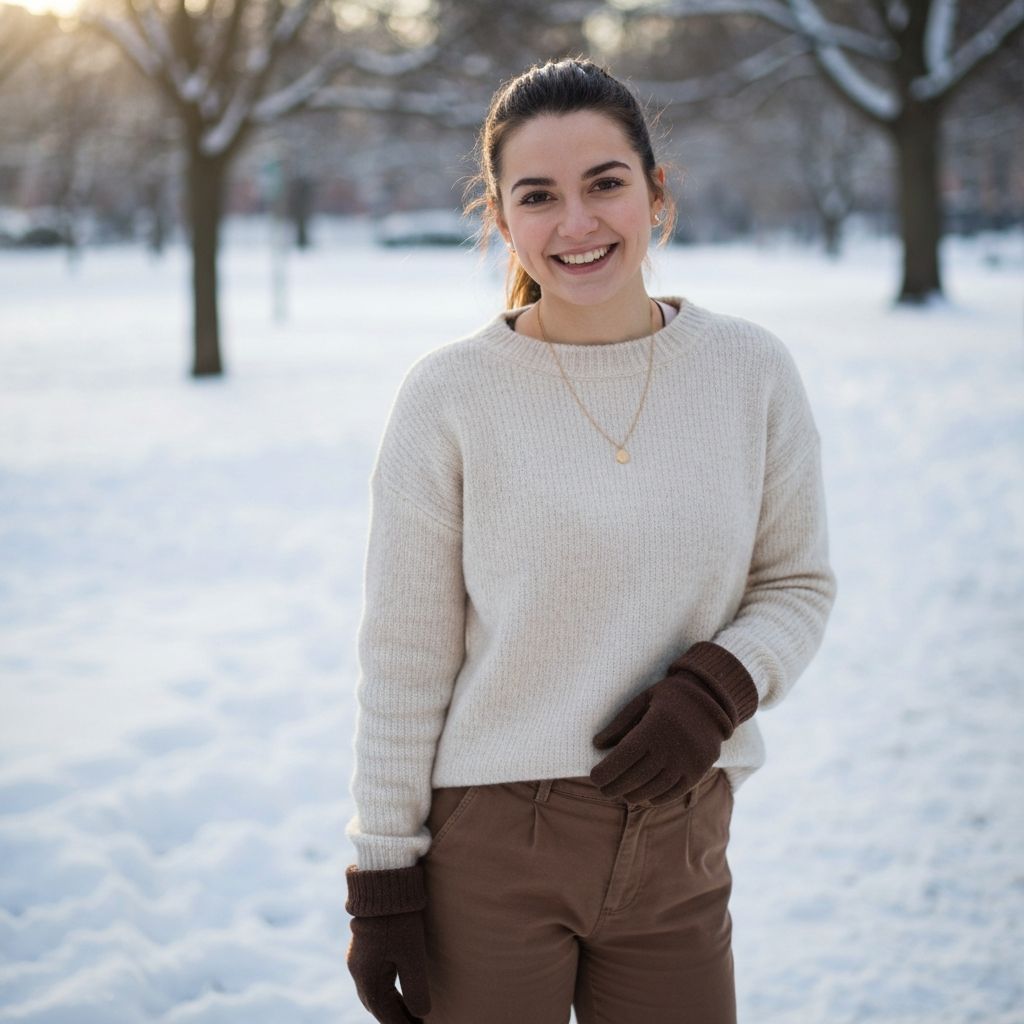 Cream + Sienna in Winter