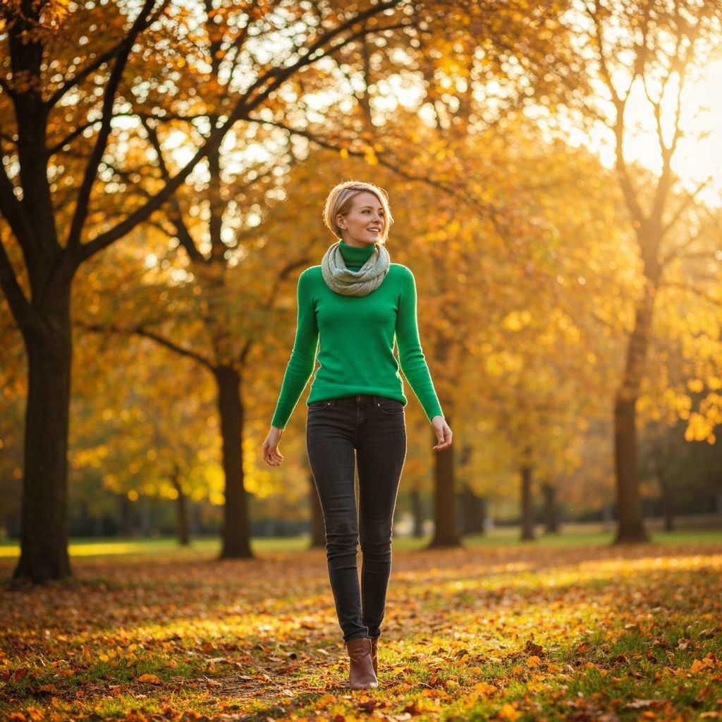 Hunter Green + Burnt Sienna + Cream